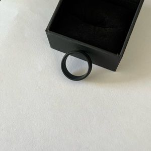 Black Silicone Men’s Wedding Band